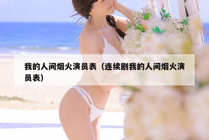 我的人间烟火演员表（连续剧我的人间烟火演员表）